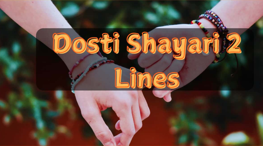 2 Line Dosti Shayari in Hindi for True Friendship